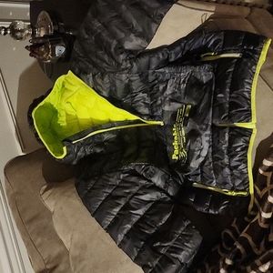 Big boy 32 Degree weatherproof packable ultralight down fill jacket.Dk Gray camo